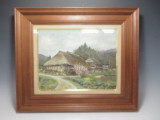 林喜市郎 『福島郡山近郊』 油彩画 