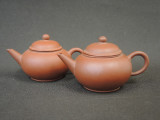 朱泥急須一対 荊渓恵孟臣製 茶壺