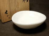 小山富士夫　白磁酒盃