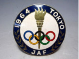 JAF 1964年 東京オリンピック開催記念 カーバッジ