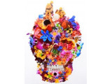 鎌谷徹太郎『Flower Skull W』