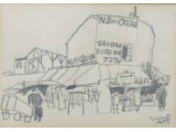 佐野繁次郎 鉛筆画