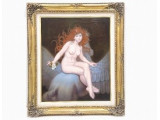 小川以久男　油彩画「夢のパセージ」