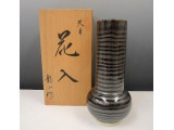 青木龍山　天目花入