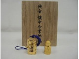 純金製 懐中合掌地蔵 