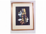 畦地梅太郎　木版画「山のなかま」