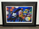 ジェームス・タルマージ　シルクスクリーン「SHADES OF BLUE」