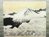横山大観　掛軸「正気放光」