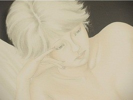 お買取りした栗原喜依子のリトグラフ作品