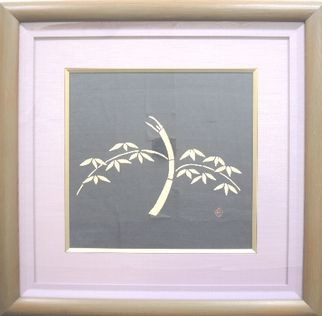 お買取りの芹沢銈介の型絵染「竹」