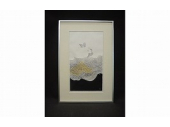 岩見礼花　木版画「水の花A」
