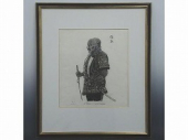 黒澤明　版画「影武者・武田信玄」