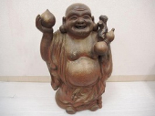 小西陶古　備前焼・布袋置物