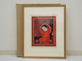 斎藤真一　木版画「瞽女日記」