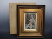 原精一　油彩画「裸婦」