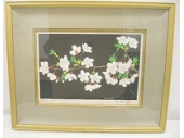 中島千波 オリジナル版画「櫻花」