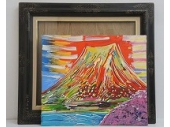 桜井孝美 油彩画「春爛漫」