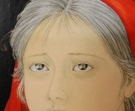 お買取りした栗原喜依子の『壺を持つ少女』