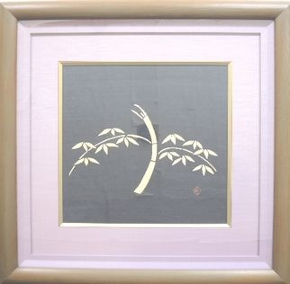 お買取りの芹沢銈介の型絵染「竹」