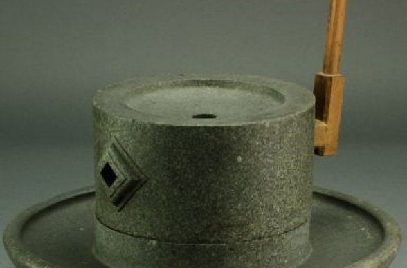 石臼と抹茶