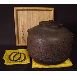 松島文久利口釜