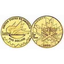 ソルトレイクシティ五輪記念5ドル金貨