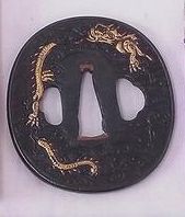 鐔・海竜図