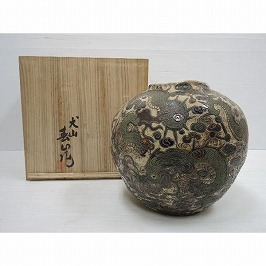 犬山焼花瓶