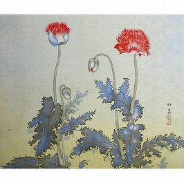 芥子花図