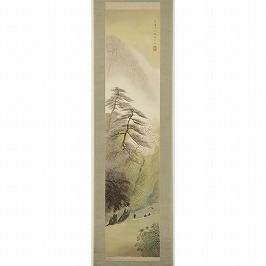 春渓舟遊図