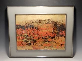 平川敏夫 『木曽路』 日本画