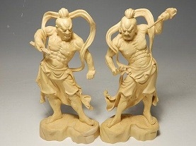 金剛力士像 阿形・吽形 木彫