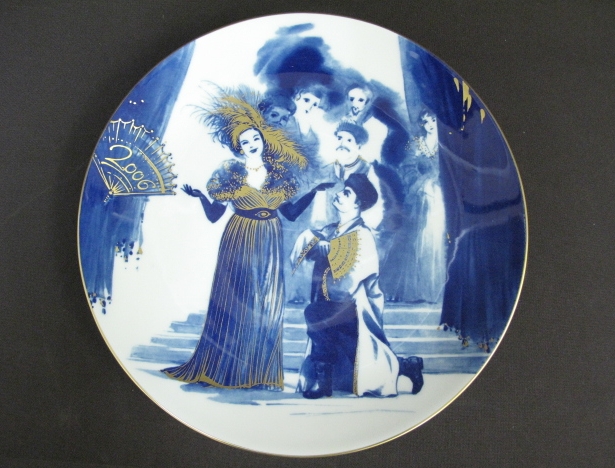 マイセン イヤープレート 2006年 メリーウィドウ Meissen
