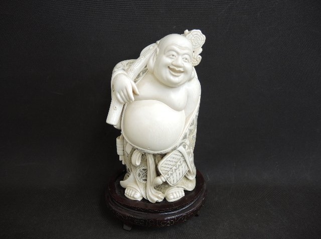 象牙彫刻 布袋像