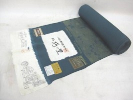 反物 中村勇二郎伊勢型紙 浜縮緬