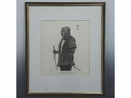黒澤明 版画「影武者・武田信玄」