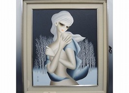 油彩画 久下塚青蘭