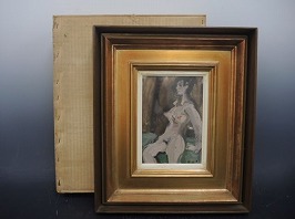 原精一 油彩画「裸婦」