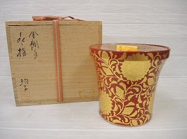 金襴手水指 小野珀子