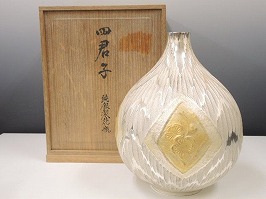 四君子紋花器