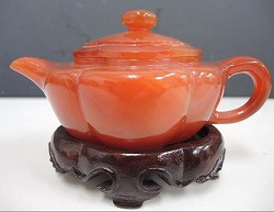 赤瑪瑙 茶壺