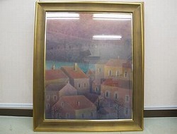 油彩画 元村平