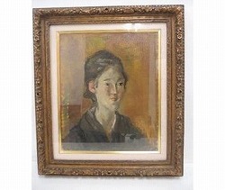 油彩画 青山熊治