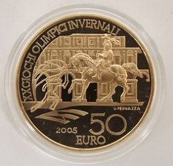 トリノ五輪記念金貨