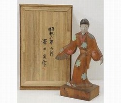 澤田政廣 木彫彩色像