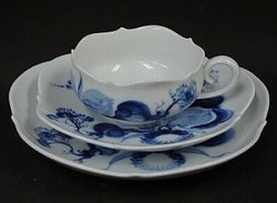 マイセン ブルーオーキッド トリオ