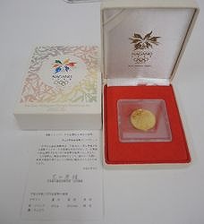 長野五輪冬季競技大会記念 金貨