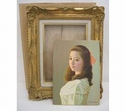 鶴村義美 油彩画
