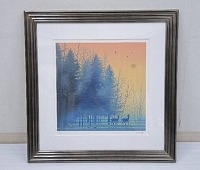 千住博 オリジナルリトグラフ「光の域」