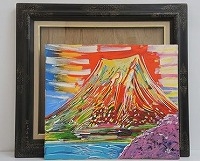桜井孝美 油彩画「春爛漫」
